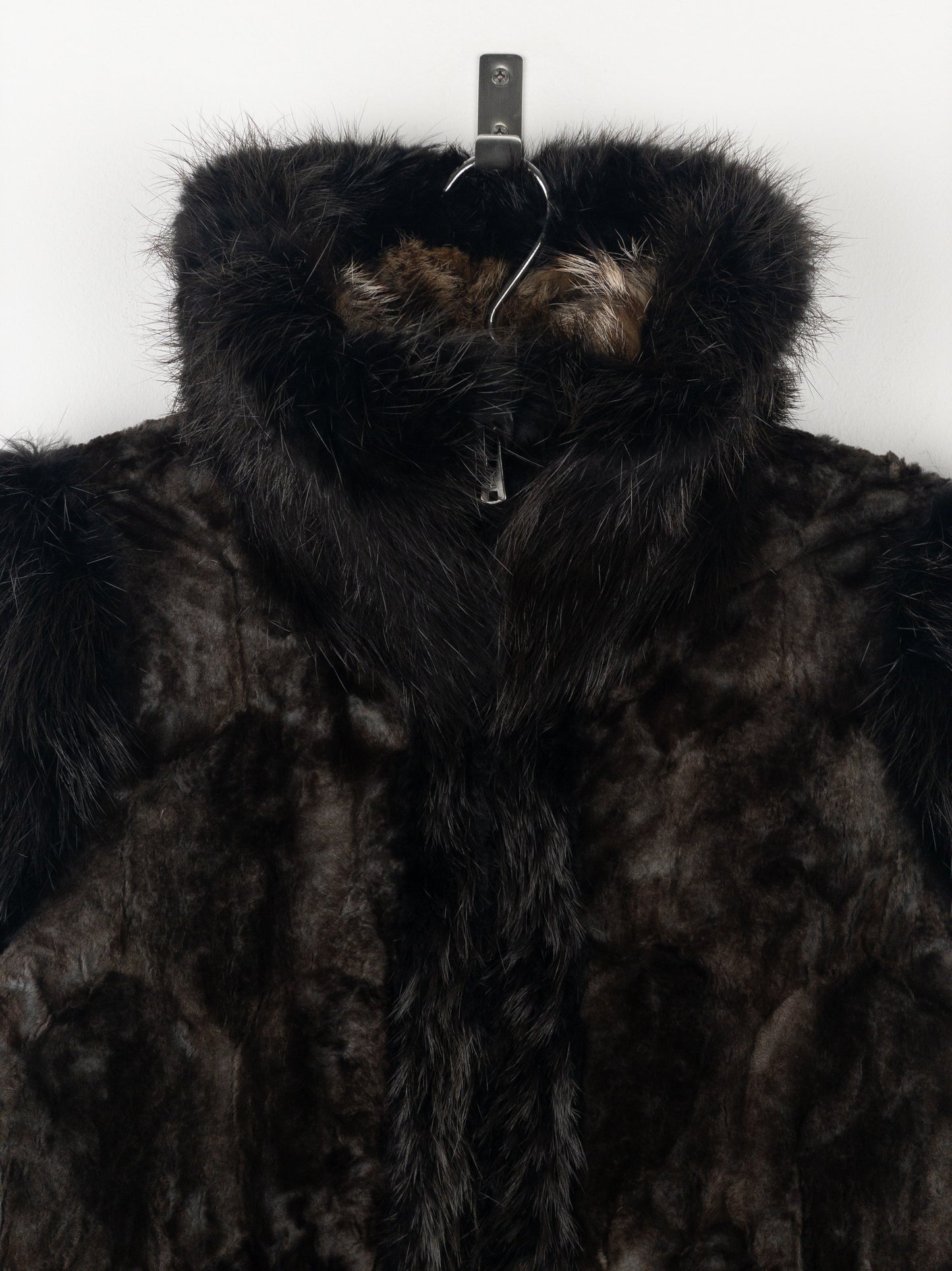 Yves Saint Laurent Rive Gauche by Tom Ford 2000s Fur Leather Bomber Jacket