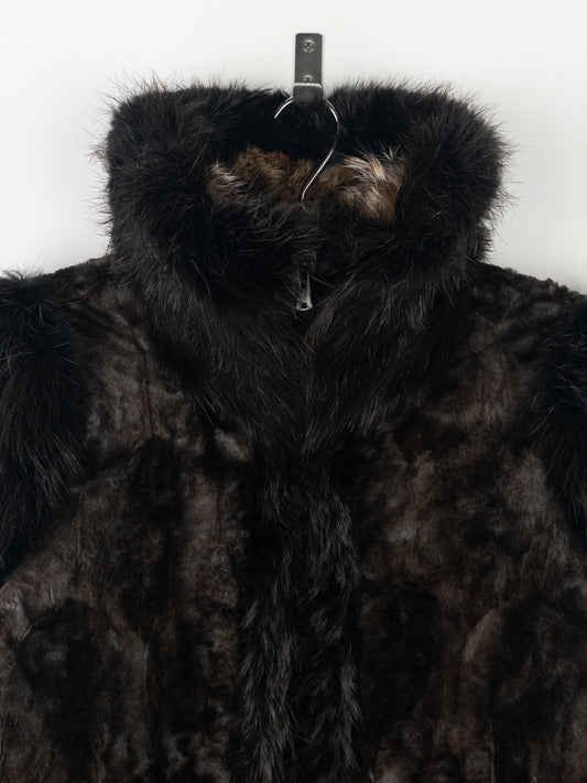 Yves Saint Laurent Rive Gauche by Tom Ford 2000s Fur Leather Bomber Jacket – photo 6