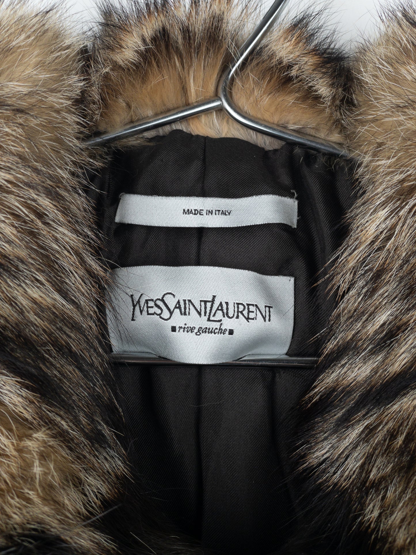 Yves Saint Laurent Rive Gauche by Tom Ford 2000s Fur Leather Bomber Jacket