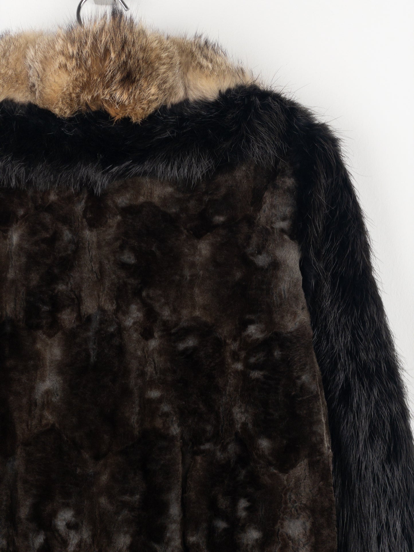 Yves Saint Laurent Rive Gauche by Tom Ford 2000s Fur Leather Bomber Jacket