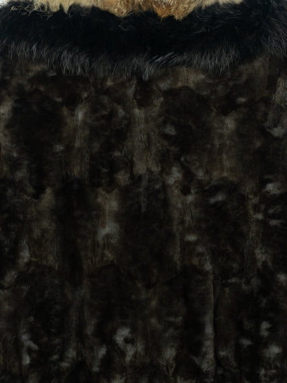 Yves Saint Laurent Rive Gauche by Tom Ford 2000s Fur Leather Bomber Jacket