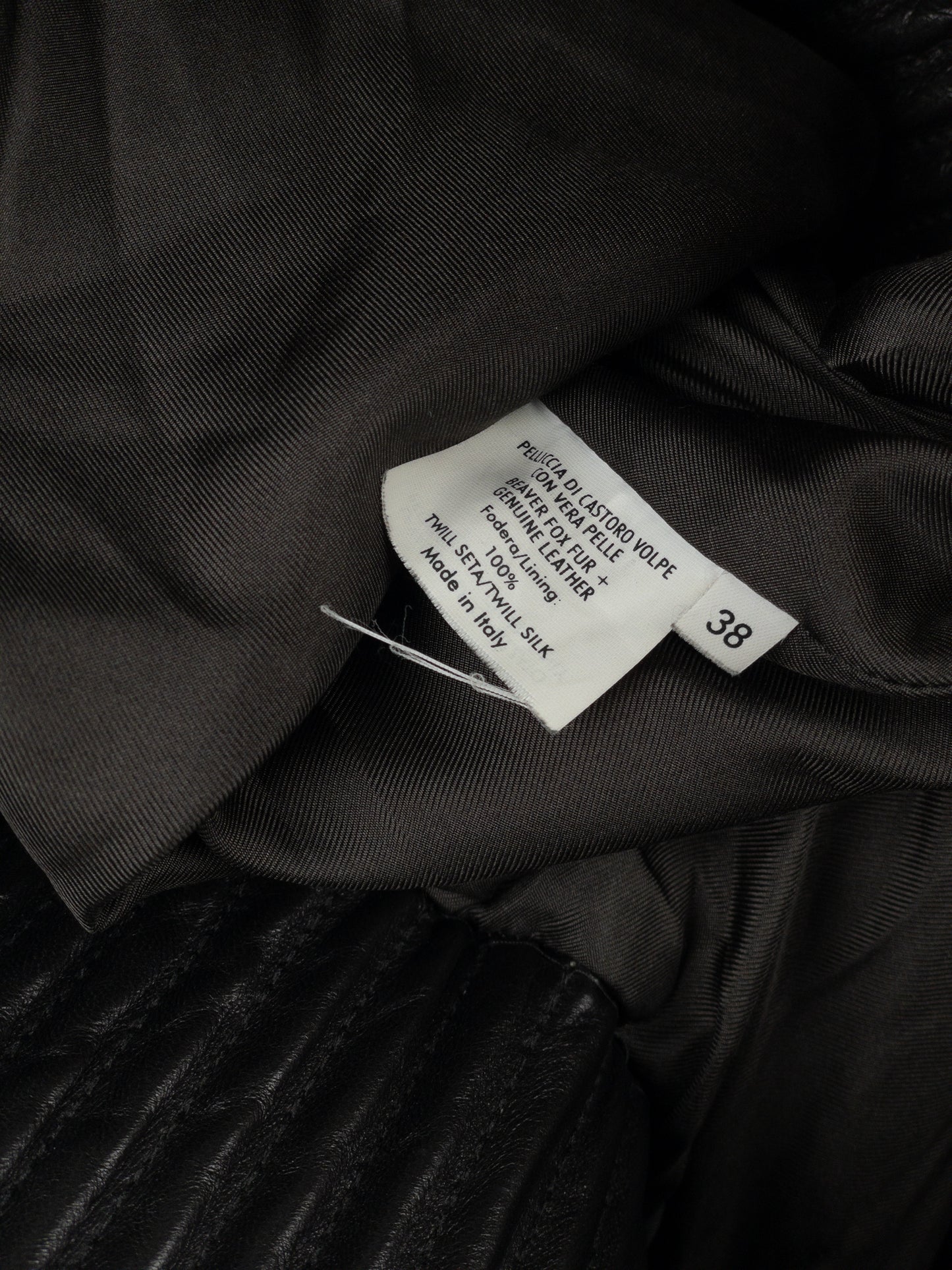 Yves Saint Laurent Rive Gauche by Tom Ford 2000s Fur Leather Bomber Jacket