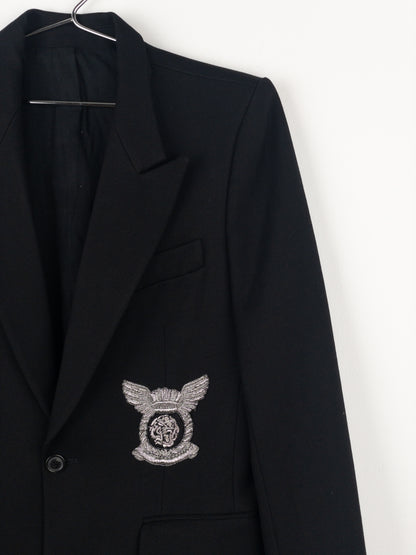 Balmain by Decarnin SS11 Military Crest Badge Blazer