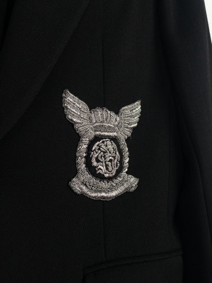Balmain by Decarnin SS11 Military Crest Badge Blazer