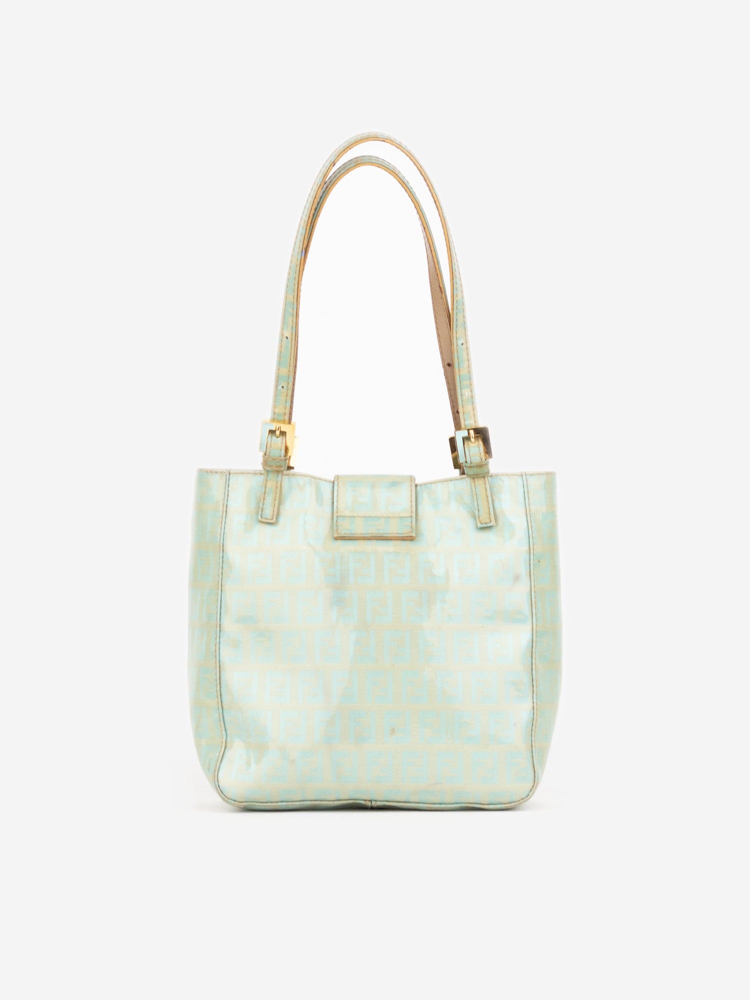 Fendi 2000s Patent Zucchino Monogram Bucket Handbag – photo 3