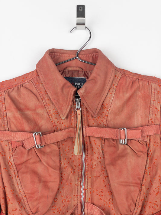 Jean Paul Gaultier 1990s Bondage-Strap Leather Jacket – photo 3