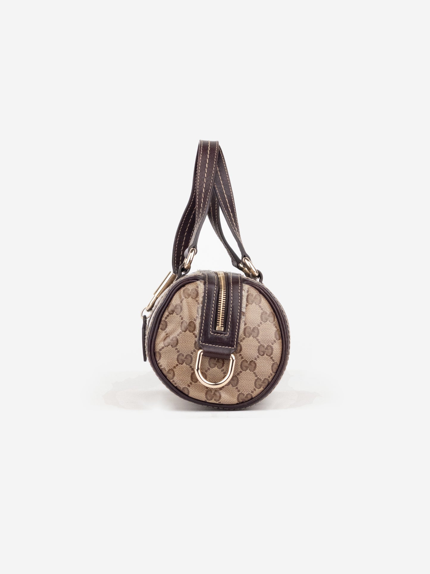 Gucci by Frida Giannini 2010s Mini Boston 'Duchessa' Crystal Monogram Handbag