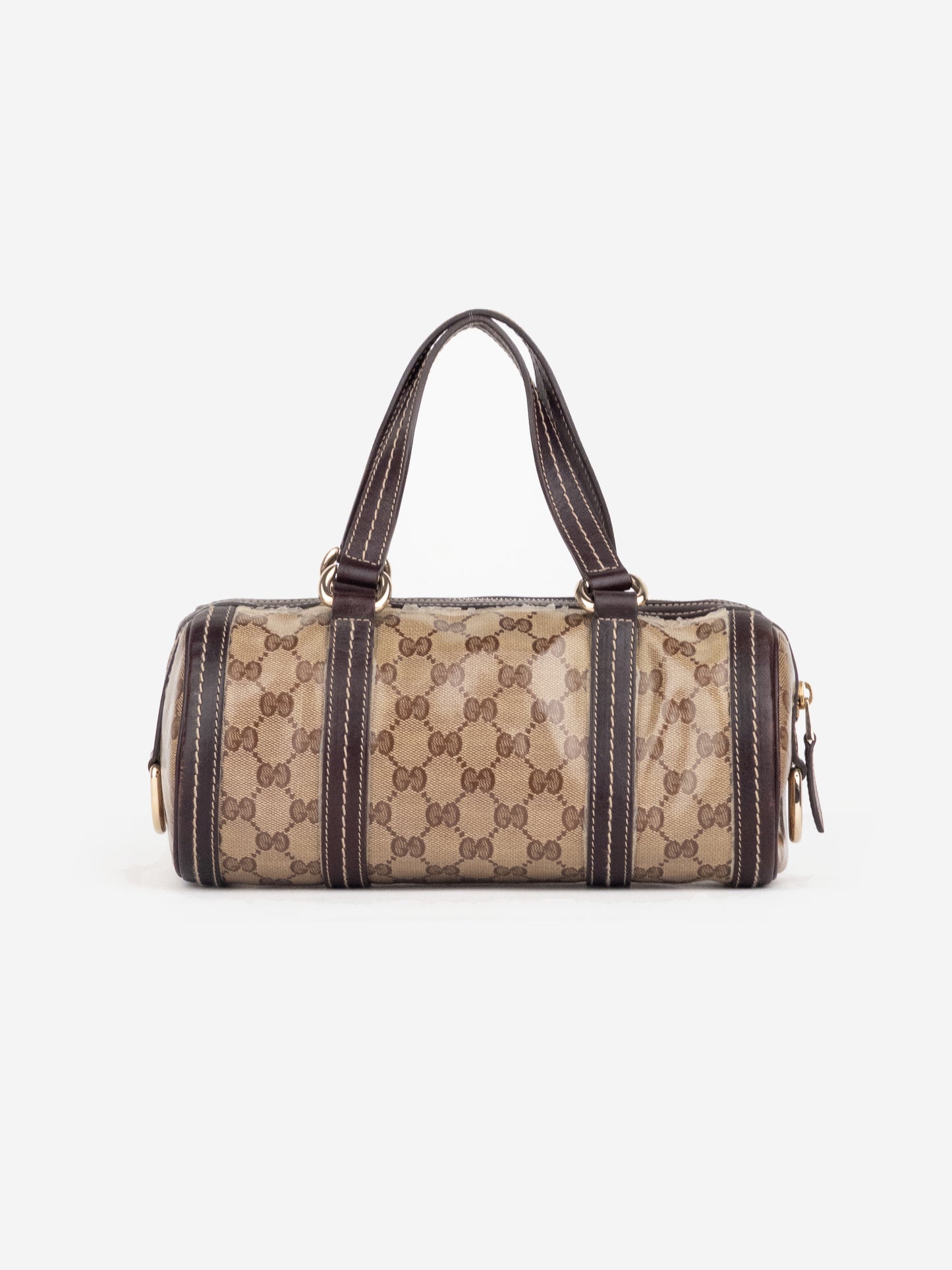 Gucci by Frida Giannini 2010s Mini Boston 'Duchessa' Crystal Monogram Handbag