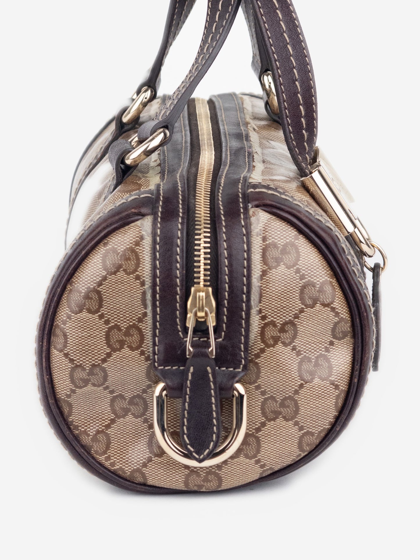 Gucci by Frida Giannini 2010s Mini Boston 'Duchessa' Crystal Monogram Handbag – photo 6