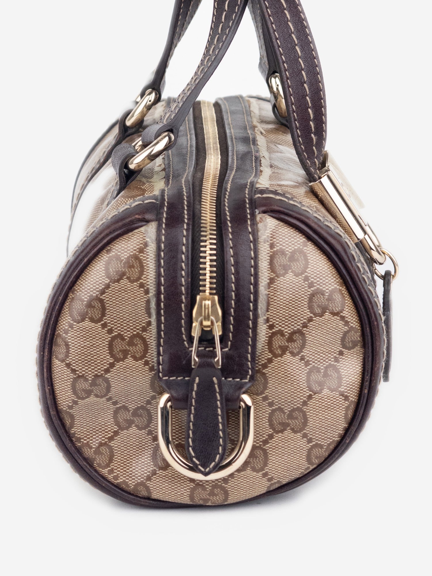 Gucci by Frida Giannini 2010s Mini Boston 'Duchessa' Crystal Monogram Handbag – photo 6