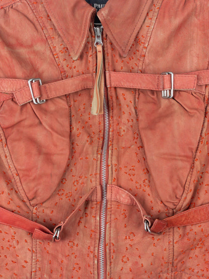 Jean Paul Gaultier 1990s Bondage-Strap Leather Jacket