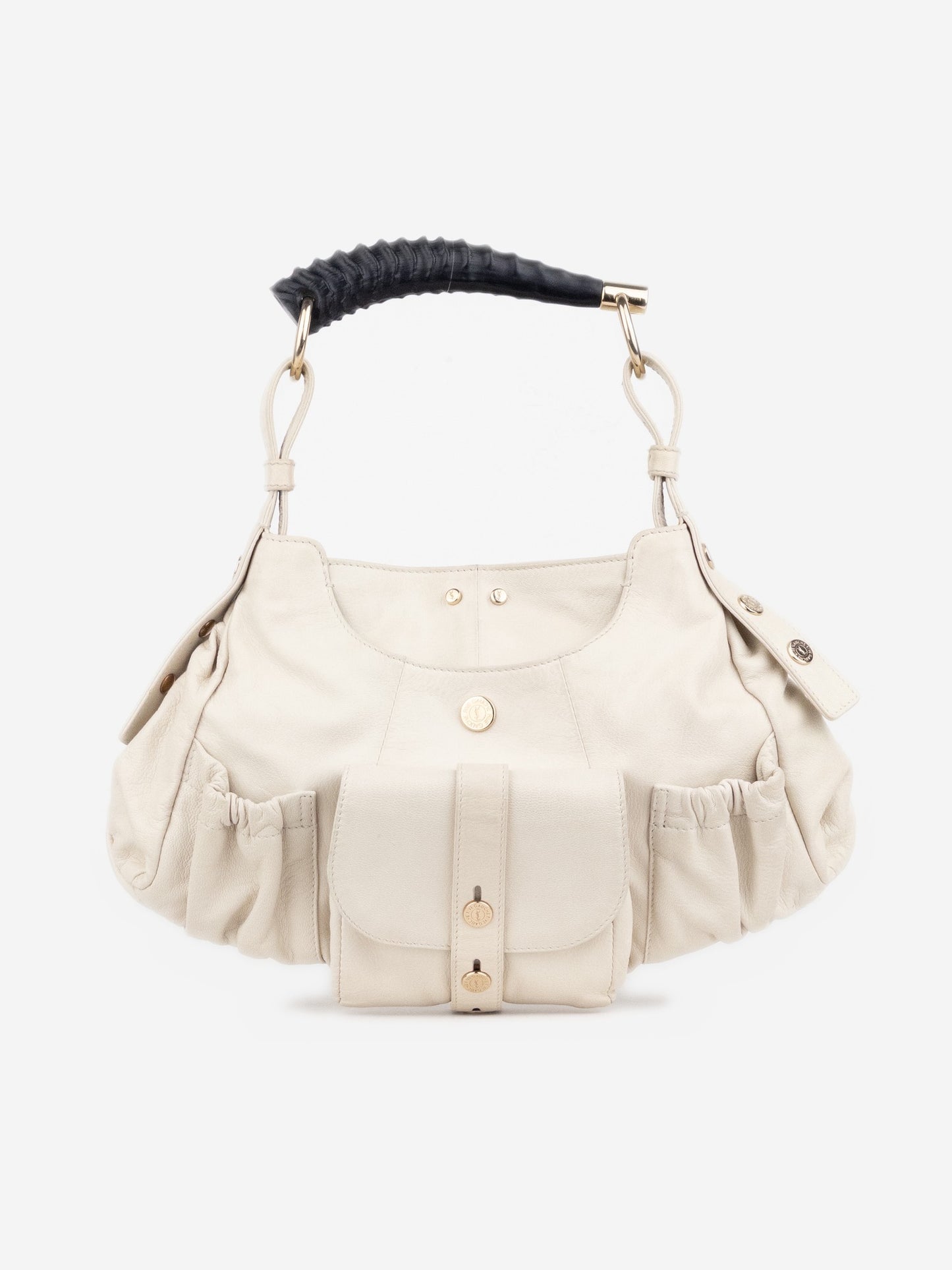YSL Rive Gauche by Tom Ford 2000s 'Mala Mala Mombasa' Cargo Pocket Hobo Shoulder Bag