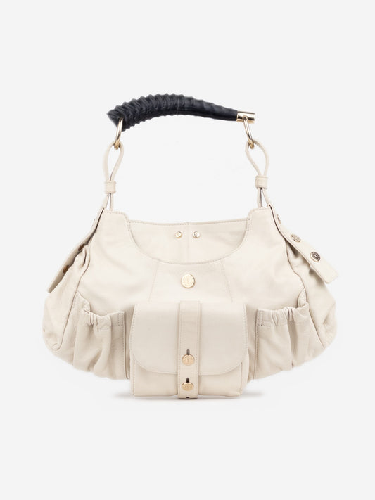 YSL Rive Gauche by Tom Ford 2000s 'Mala Mala Mombasa' Cargo Pocket Hobo Shoulder Bag