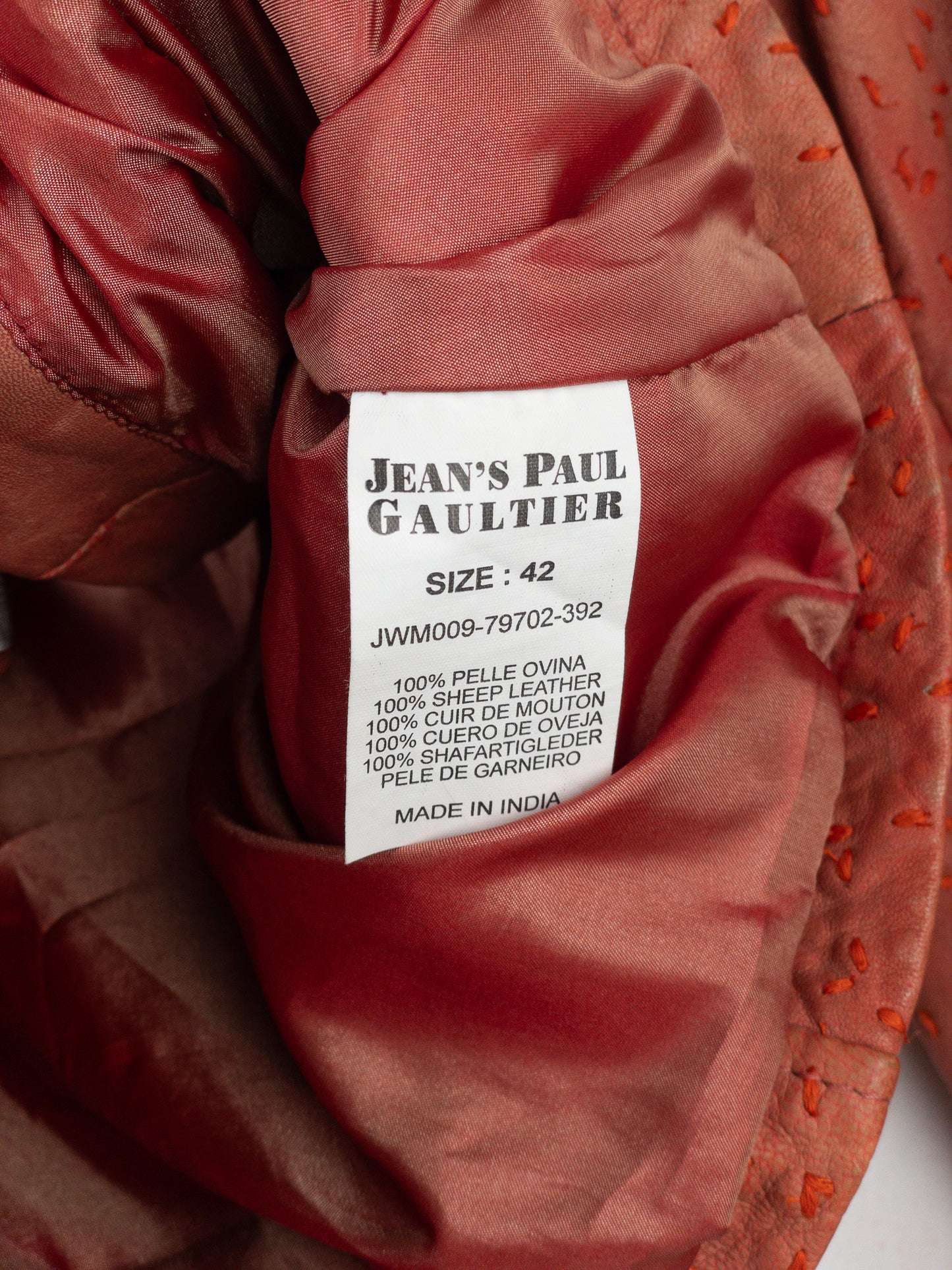 Jean Paul Gaultier 1990s Bondage-Strap Leather Jacket