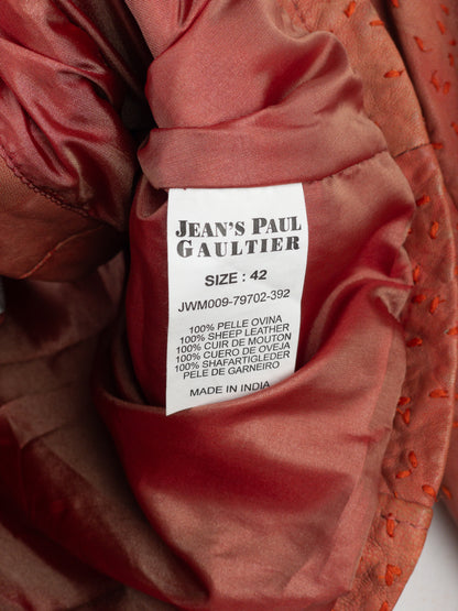 Jean Paul Gaultier 1990s Bondage-Strap Leather Jacket