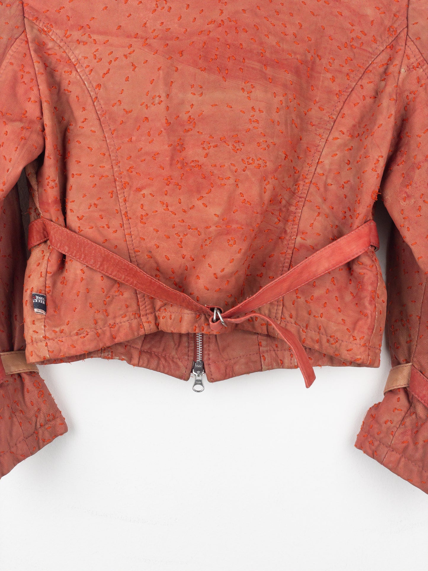 Jean Paul Gaultier 1990s Bondage-Strap Leather Jacket