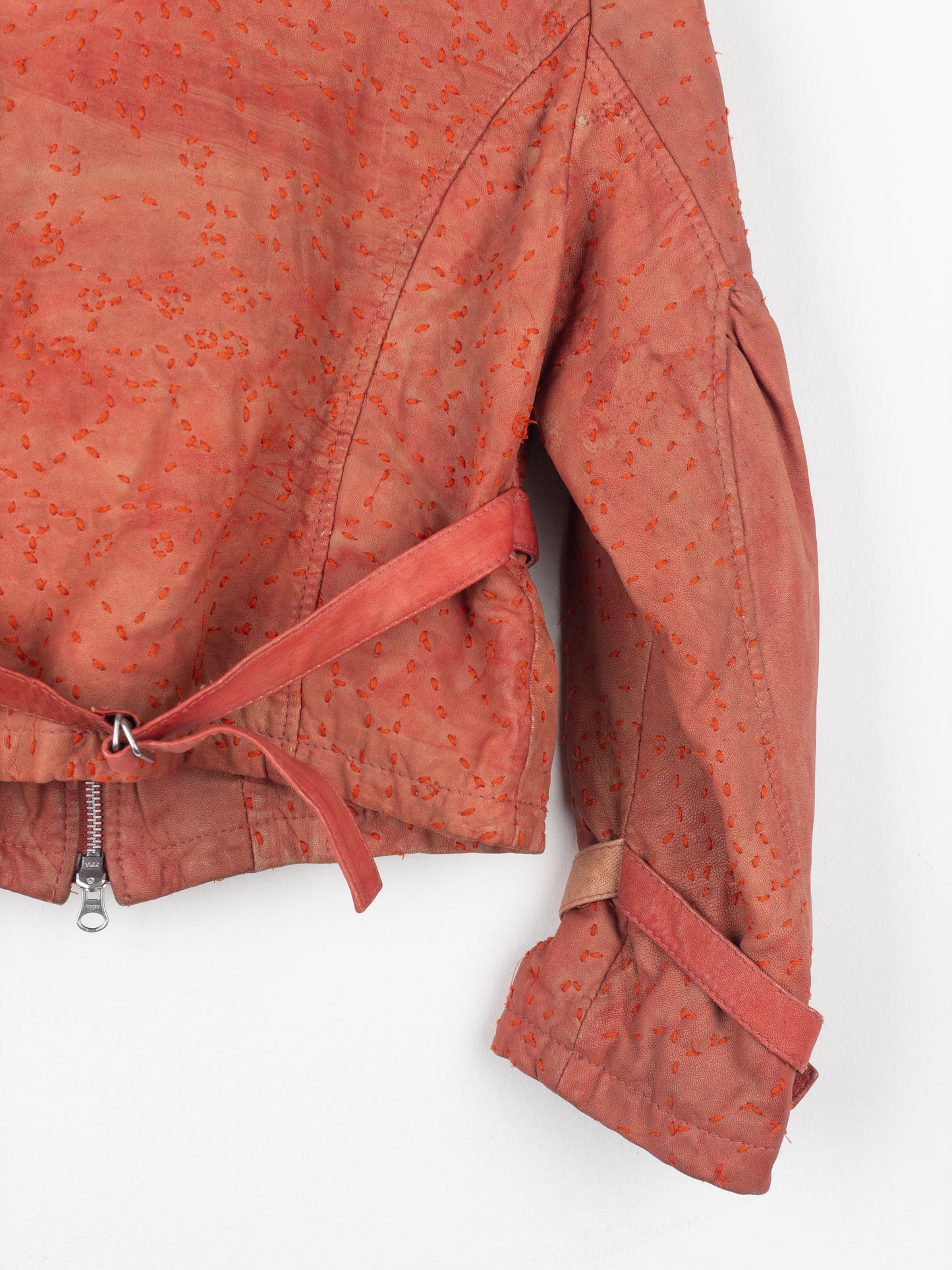 Jean Paul Gaultier 1990s Bondage-Strap Leather Jacket