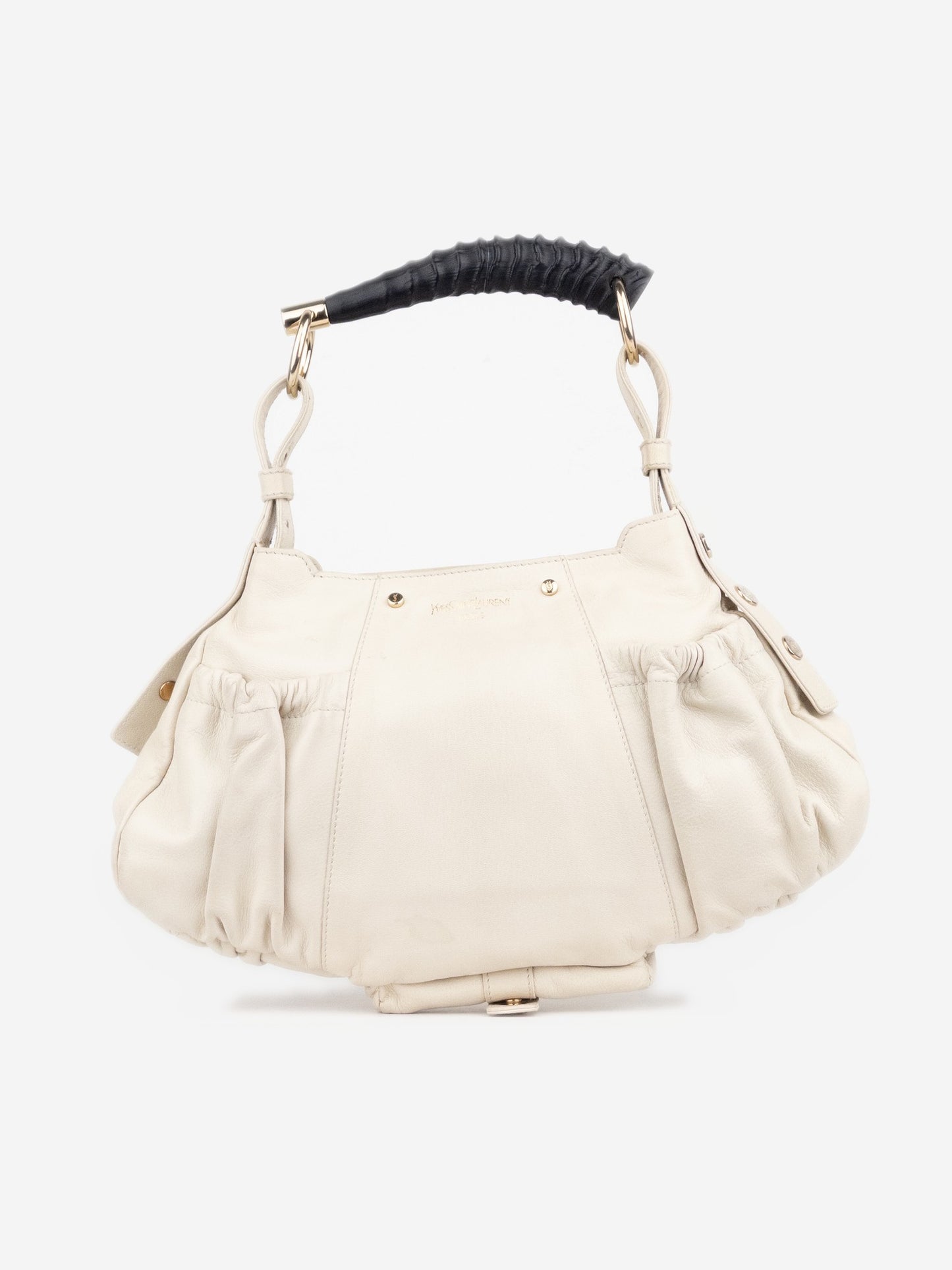 YSL Rive Gauche by Tom Ford 2000s 'Mala Mala Mombasa' Cargo Pocket Hobo Shoulder Bag