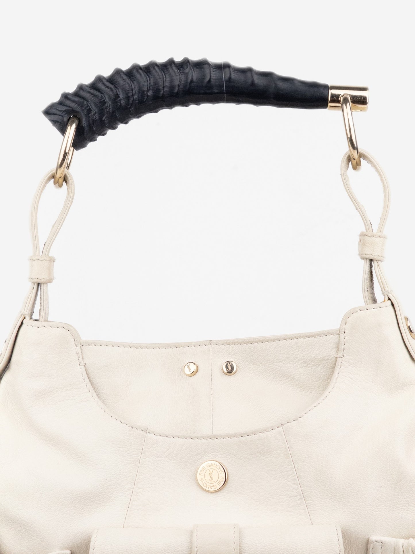 YSL Rive Gauche by Tom Ford 2000s 'Mala Mala Mombasa' Cargo Pocket Hobo Shoulder Bag