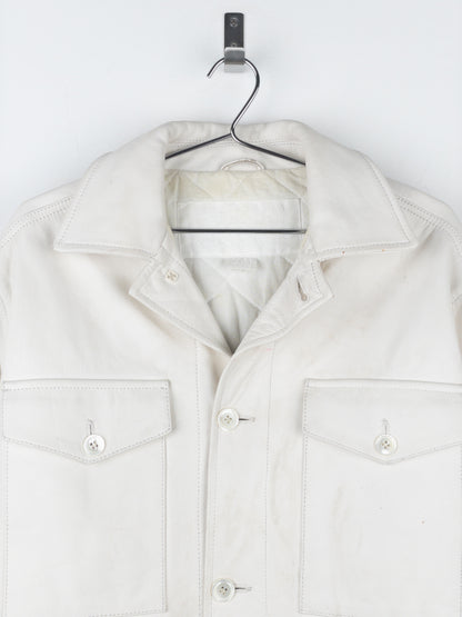 Maison Margiela x H&M SS12 Padded Leather Overshirt Jacket