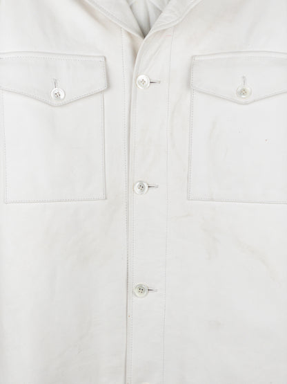 Maison Margiela x H&M SS12 Padded Leather Overshirt Jacket