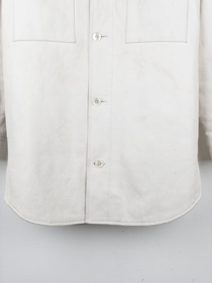 Maison Margiela x H&M SS12 Padded Leather Overshirt Jacket