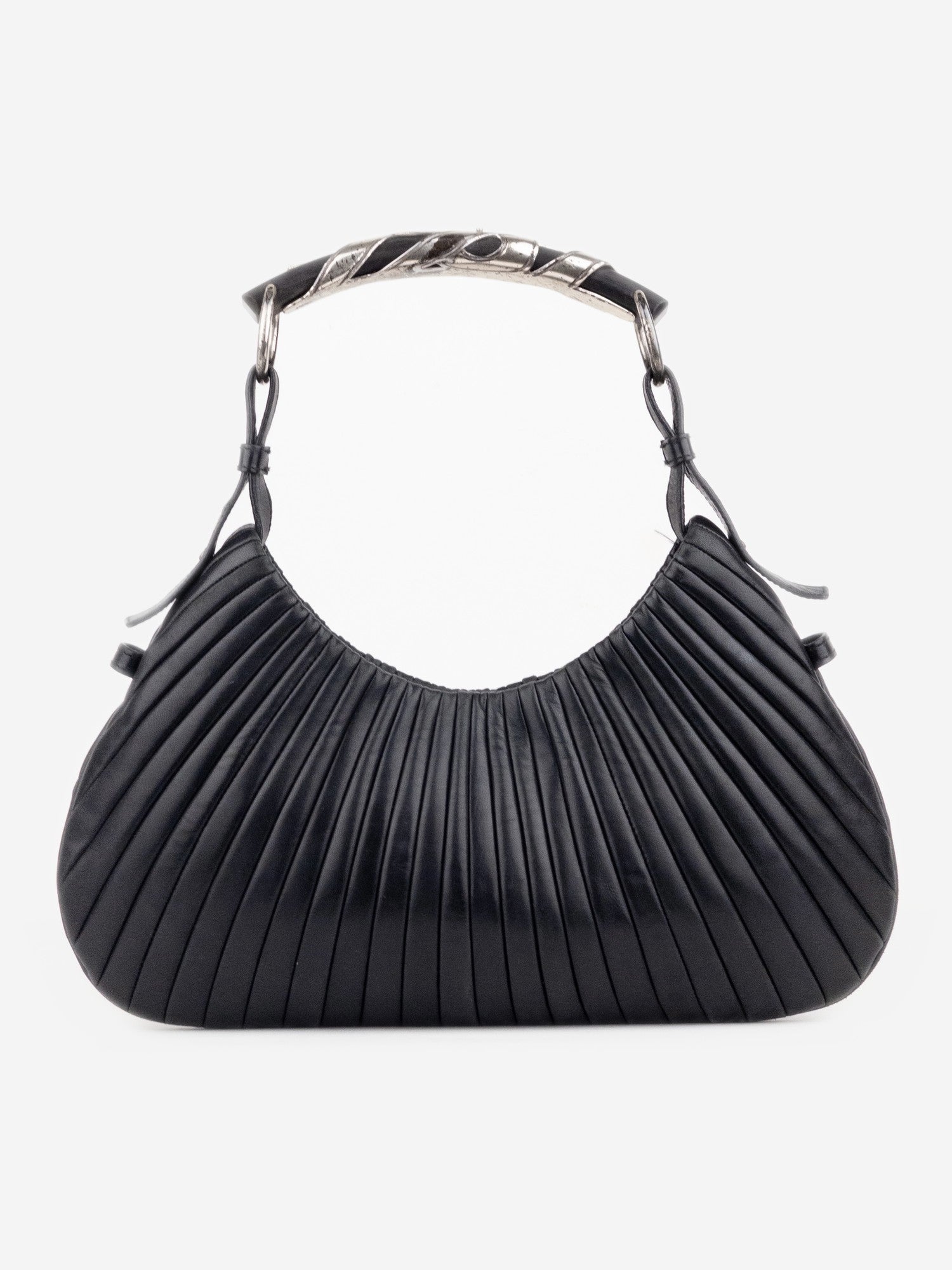 YSL Rive Gauche by Tom Ford AW01 Pleated Mombasa Hobo Shoulder Bag – photo 3