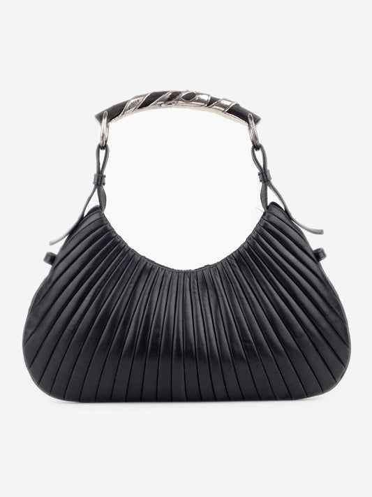 YSL Rive Gauche by Tom Ford AW01 Pleated Mombasa Hobo Shoulder Bag – photo 3