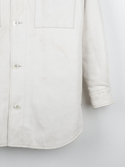 Maison Margiela x H&M SS12 Padded Leather Overshirt Jacket