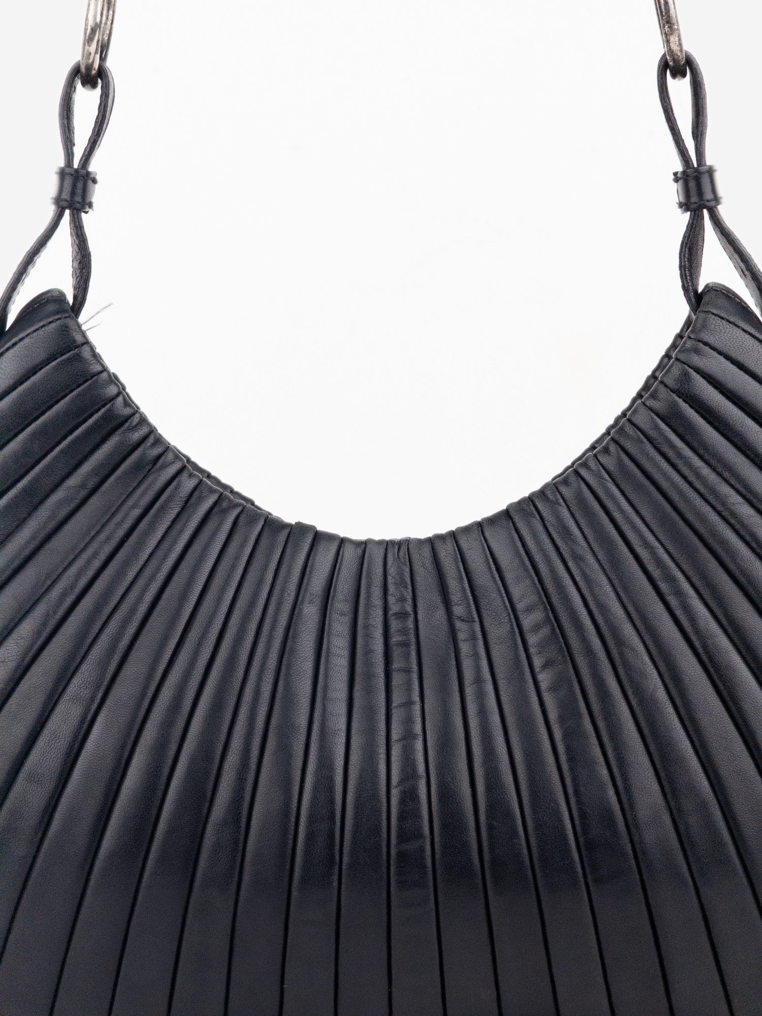 YSL Rive Gauche by Tom Ford AW01 Pleated Mombasa Hobo Shoulder Bag – photo 4