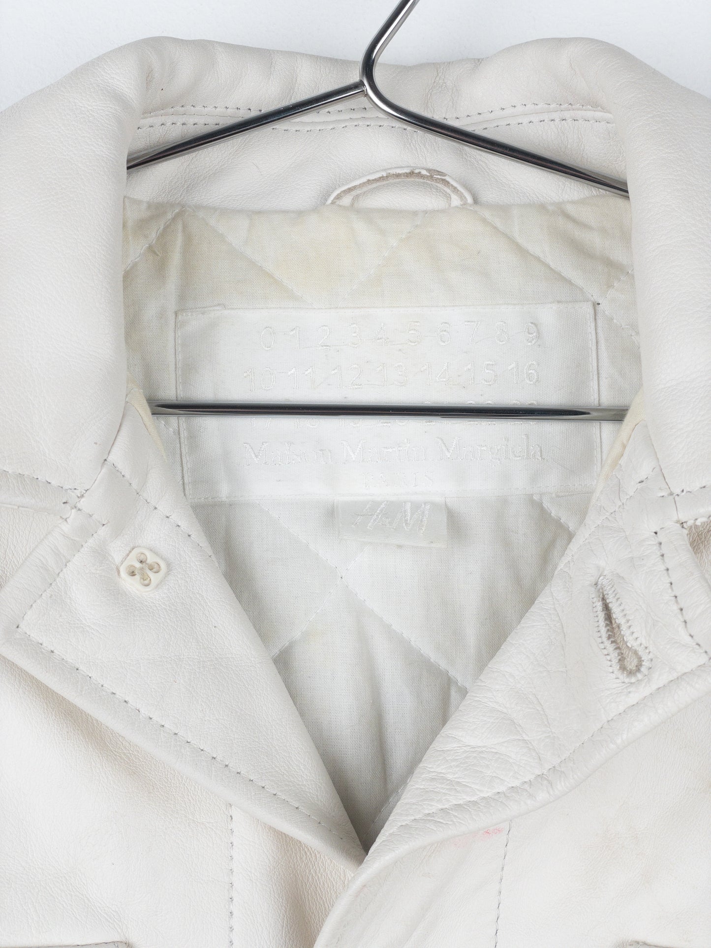 Maison Margiela x H&M SS12 Padded Leather Overshirt Jacket