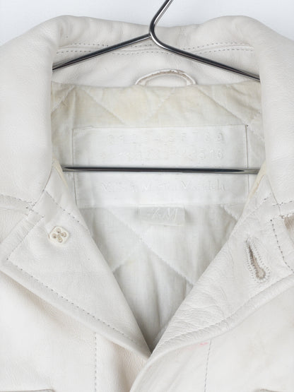 Maison Margiela x H&M SS12 Padded Leather Overshirt Jacket