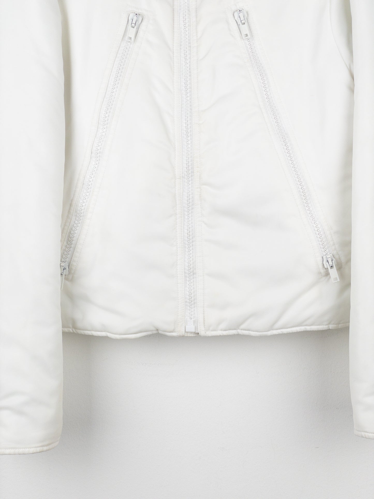 Maison Margiela MM6 AW19 5-Zip Puffer Biker Jacket