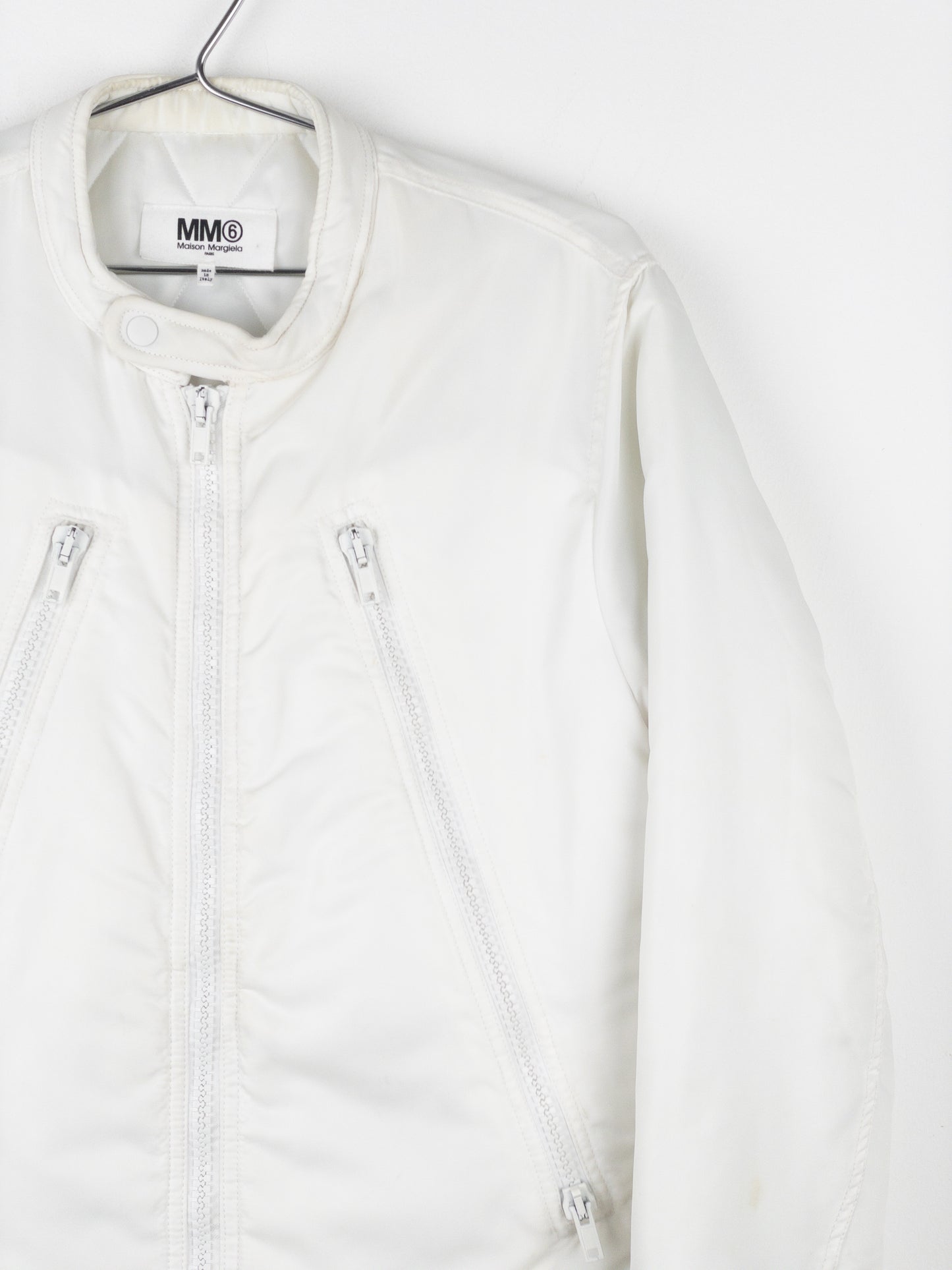 Maison Margiela MM6 AW19 5-Zip Puffer Biker Jacket