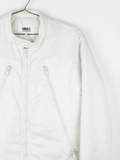 Maison Margiela MM6 AW19 5-Zip Puffer Biker Jacket