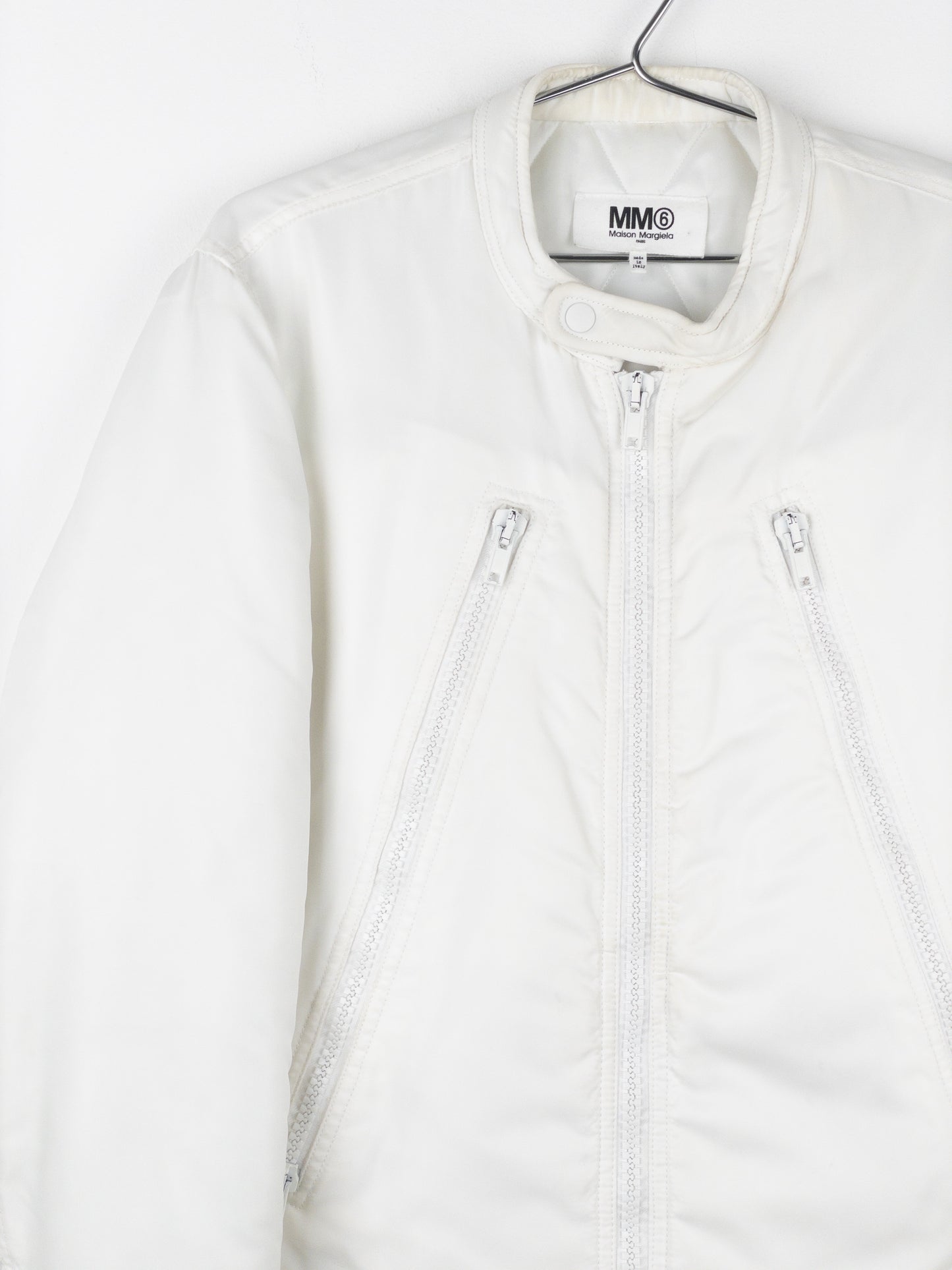 Maison Margiela MM6 AW19 5-Zip Puffer Biker Jacket