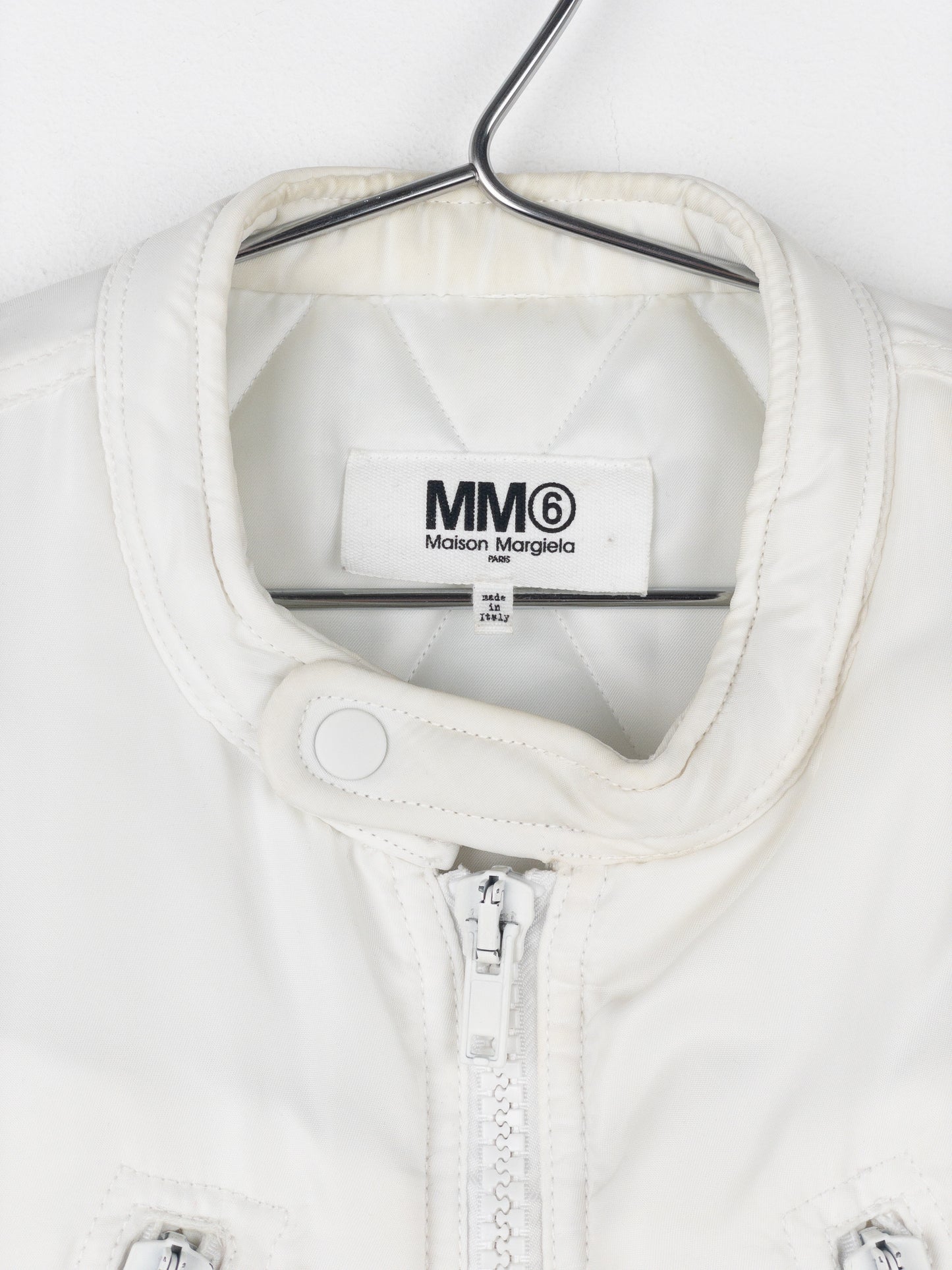 Maison Margiela MM6 AW19 5-Zip Puffer Biker Jacket