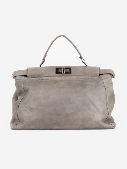 Fendi 2000s Peekaboo Zucca Monogram Handbag