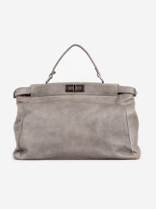 Fendi 2000s Peekaboo Zucca Monogram Handbag – photo 4