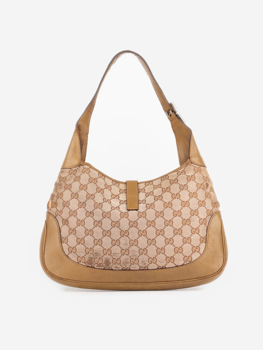 Gucci by Tom Ford 1990s ‘Jackie’ GG Supreme Monogram Hobo Shoulder Bag – photo 3