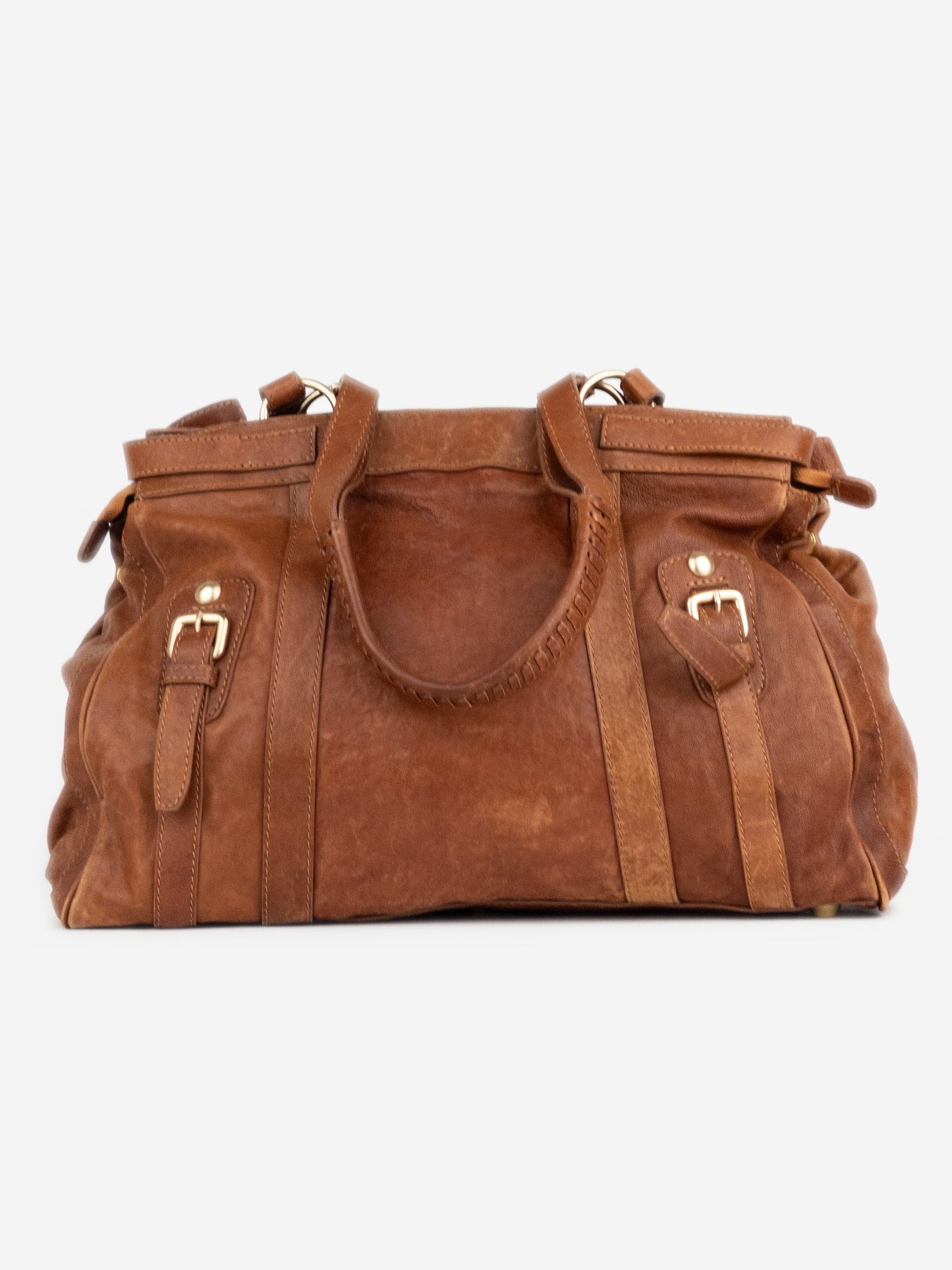 Miu Miu 2000s Large Vitello Shopper Tote Shoulder Bag