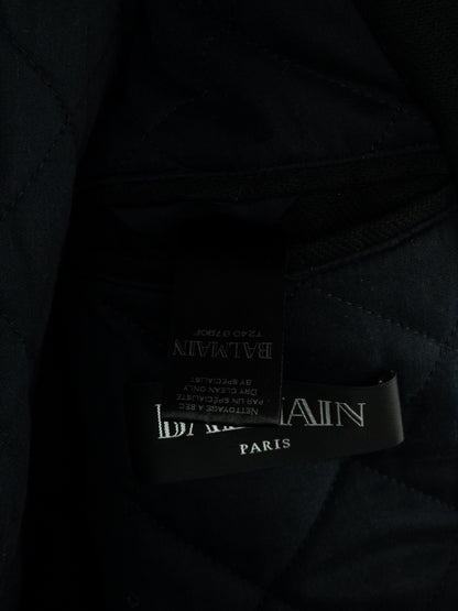 Balmain by Olivier Rousteing AW13 Fur-Hood Biker Bondage Parka Jacket