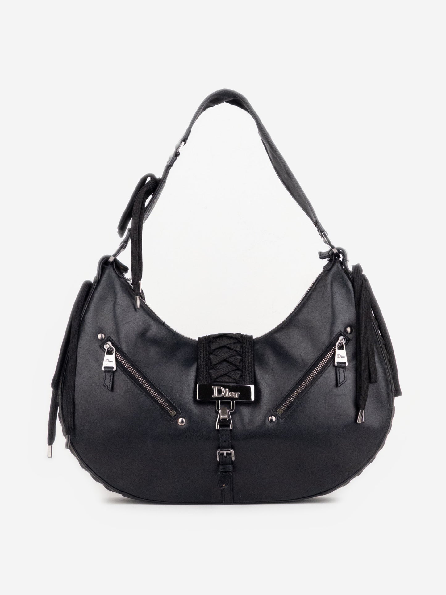 Dior by Galliano AW02 ‘Admit It’ Corset Lace Up Shoulder Bag
