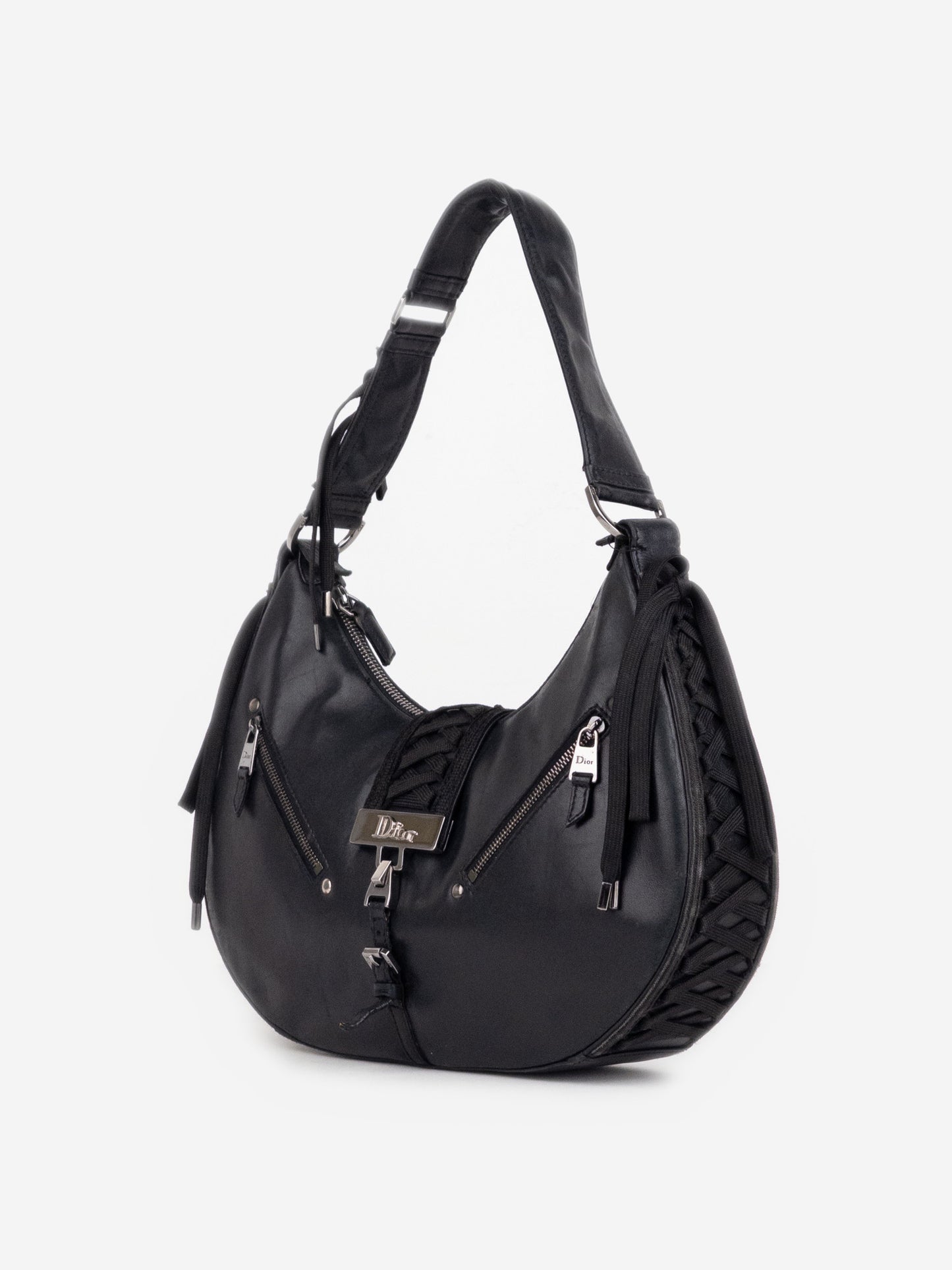 Dior by Galliano AW02 ‘Admit It’ Corset Lace Up Shoulder Bag