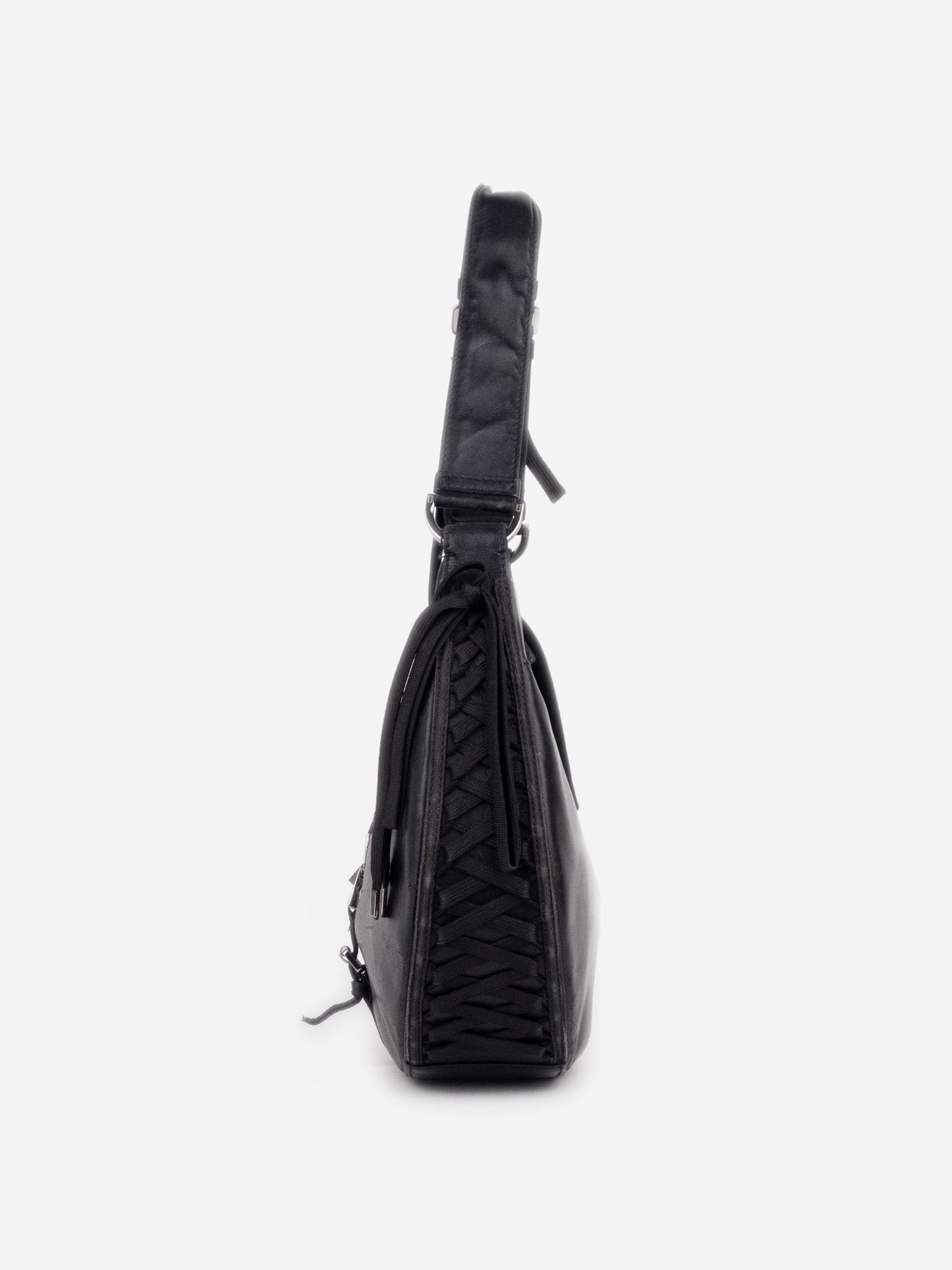 Dior by Galliano AW02 ‘Admit It’ Corset Lace Up Shoulder Bag