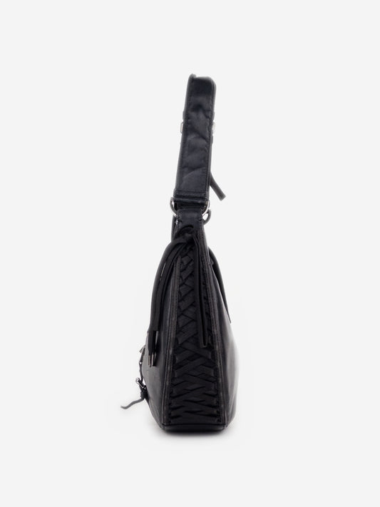 Dior by Galliano AW02 ‘Admit It’ Corset Lace Up Shoulder Bag – photo 6
