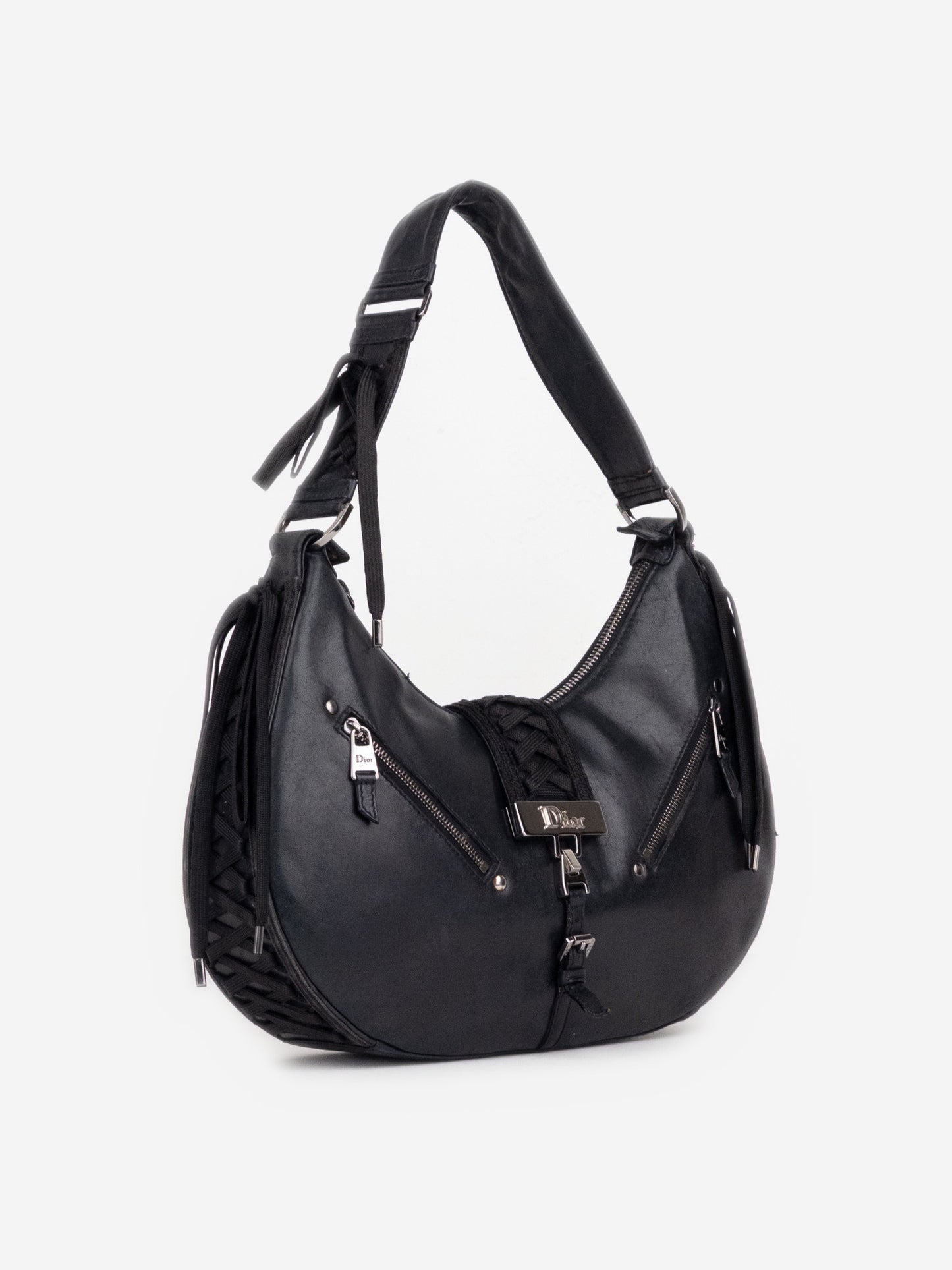 Dior by Galliano AW02 ‘Admit It’ Corset Lace Up Shoulder Bag