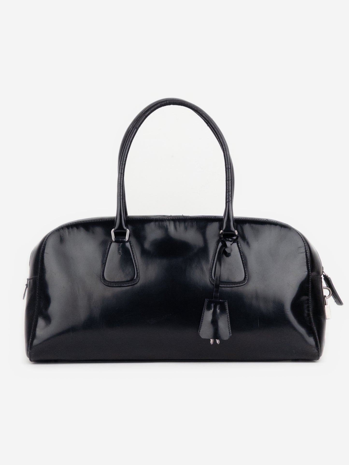 Prada 2000s Bauletto Bowling Shoulder Bag