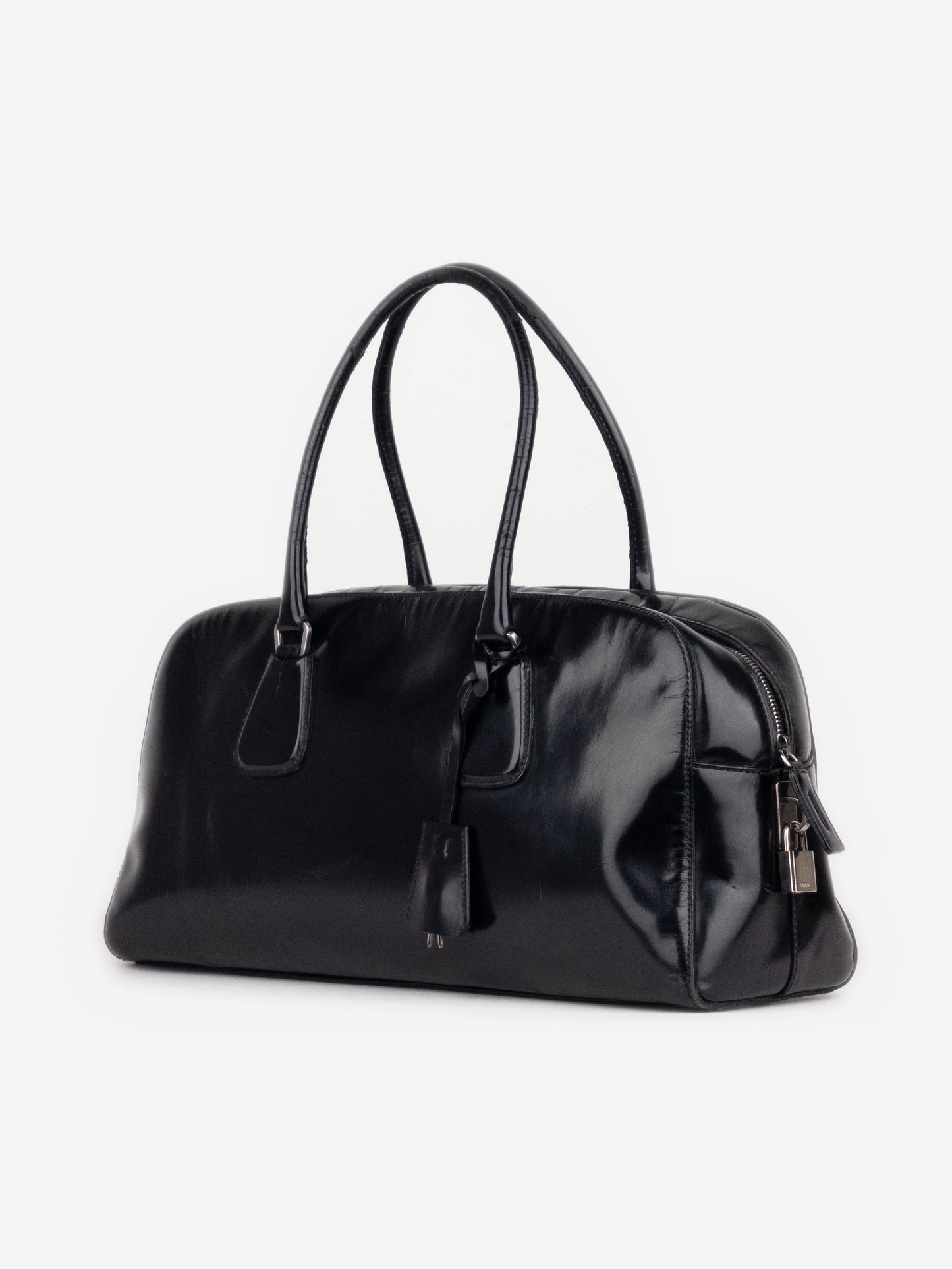 Prada 2000s Bauletto Bowling Shoulder Bag