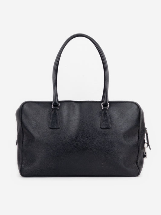 Prada 2000s Bauletto Box Leather Handbag